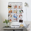 clip grid wall hanging nail iron frame